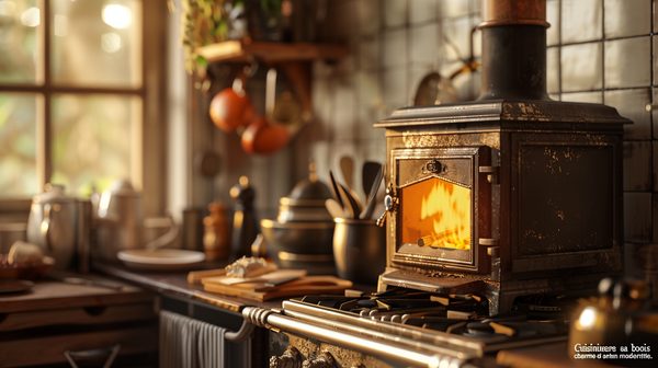 Cuisinière à bois : charme d'antan et modernité